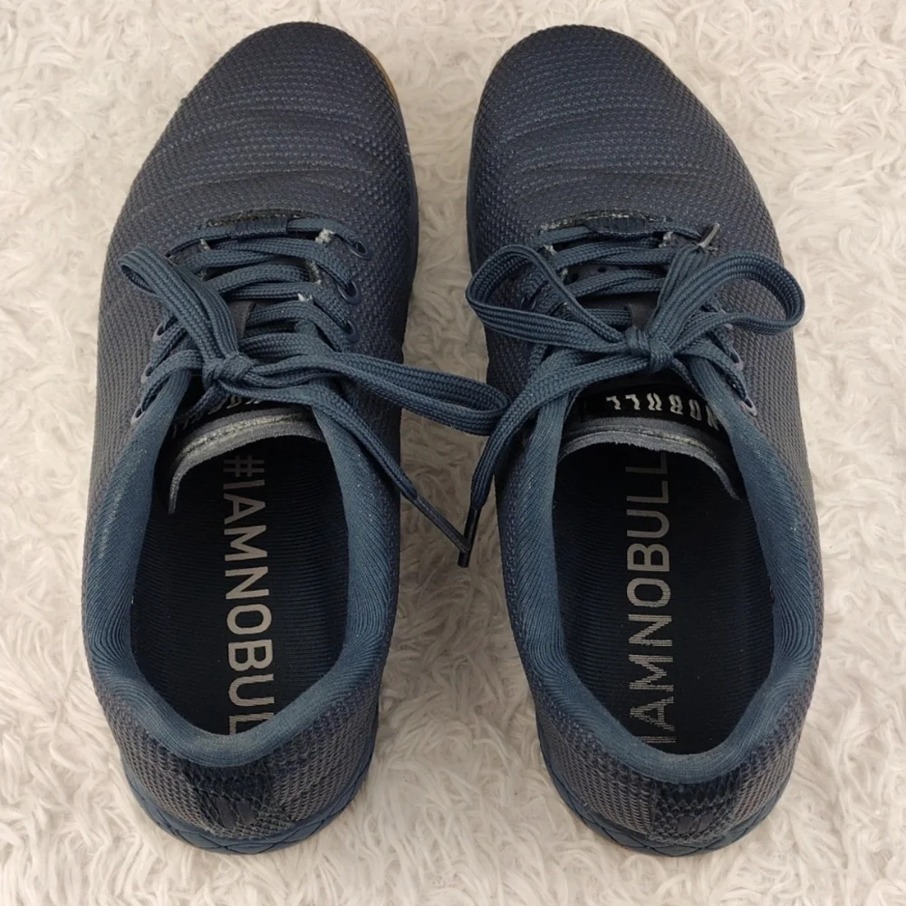 NOBULL Navy Gum High Carbon Rubber Upper Low Top Lace Up Training Sneaker Shoe